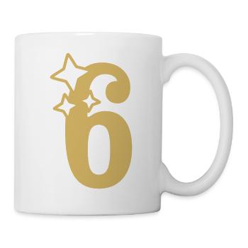 6 Years Anniversary 6th Birthday Starlet - Mug - white - Right