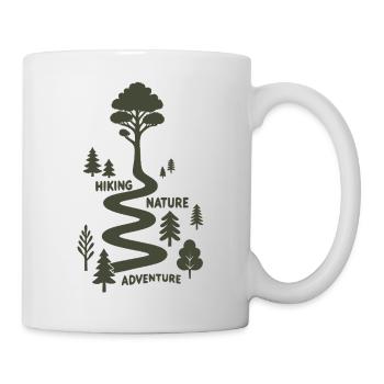 Forest Path Adventure Nature Motif - Mug - white - Right