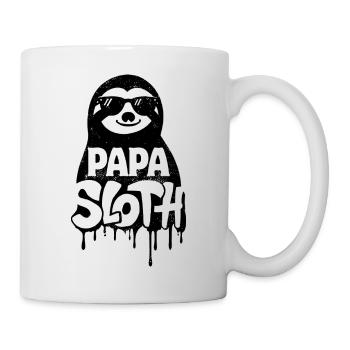 Papa Paresseux - Fête des pères de Cool Sloth - Mug blanc - blanc - Droite
