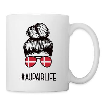 Denmark Au Pair Work & Travel Year Abroad Aupair - Mug - white - Right