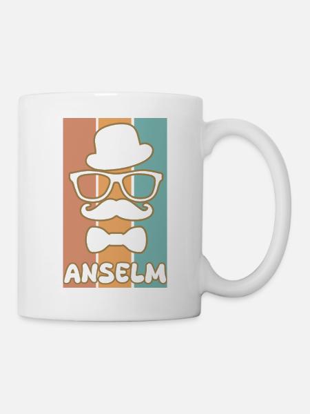 Name Anselm - Tasse - Weiß