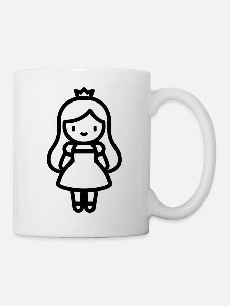 Prinzessin - Tasse - Weiß