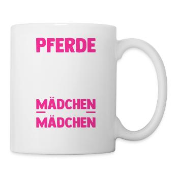 Reiten Pferdeliebhaber Reiterhof Pferde - Tasse - Weiß - Rechts