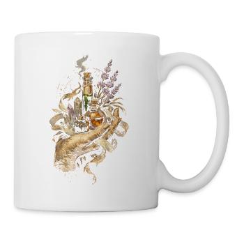 Apotheker Kräutersammler Apothekerin - Tasse - Weiß - Rechts