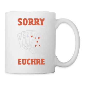 I'm sorry I'm too late - Mug - white - Right