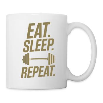 Haltérophilie Entraînement Fitness Bodybuilding - Mug blanc - blanc - Droite