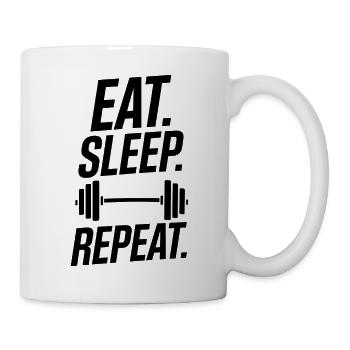 Haltérophilie Entraînement Fitness Bodybuilding - Mug blanc - blanc - Droite