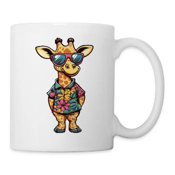 Giraffe Comic Vacation - Mug - white - Right