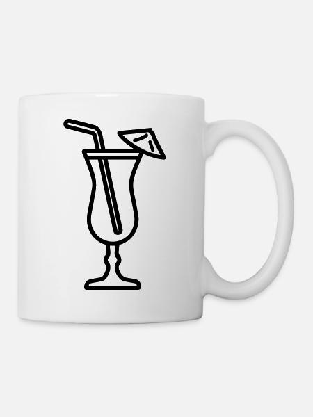 Cocktail - Tasse - Weiß