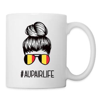 Au Pair Belgien Work & Travel Au-Pair Auslandsjahr - Tasse - Weiß - Rechts