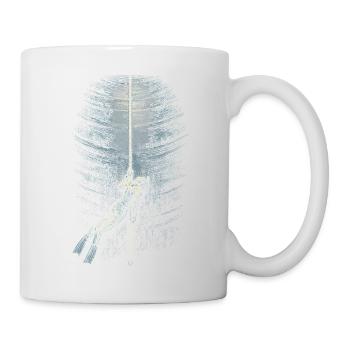 Apnoetauchen Freitauchen - Tasse - Weiß - Rechts
