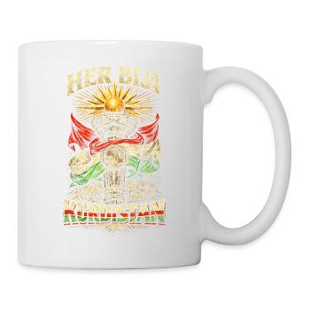 Her Biji Kurdistan Kurde Kurden - Tasse - Weiß - Rechts