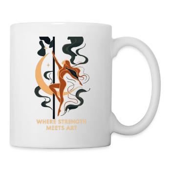Pole Dance Art: Where Strength Meets Art - Mug - white - Right