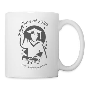 Abschlussjahrgang 2026 – Abschluss 2026 - Tasse - Weiß - Rechts
