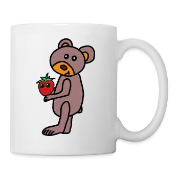 L’Ours Enfant Fraise de Teddy - Mug blanc - blanc - Droite