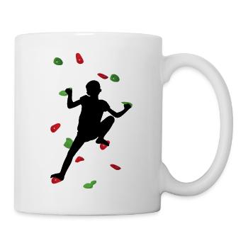 Kinderkletterwand – Kinderkletterer - Tasse - Weiß - Rechts