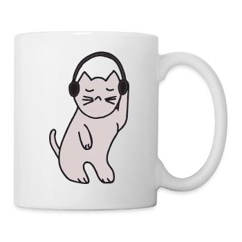 Cat disco queen - Mug - white - Right