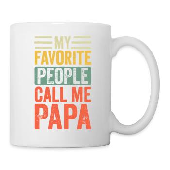 My Favorite People Call Me Papa - Mug - white - Right
