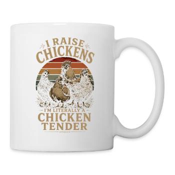 Humour Poules - I'm Literally a Chicken Tender Vin - Mug - white - Right
