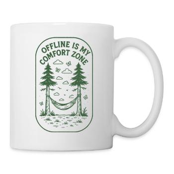 Offline-Zone | Natur Slow Living - Tasse - Weiß - Rechts