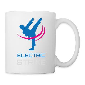 Electric Strike Néon Arts Martiaux Kickboxing - Mug blanc - blanc - Droite