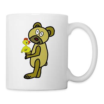 Teddy Easter Chick Chicken Kids Child - Mug - white - Right