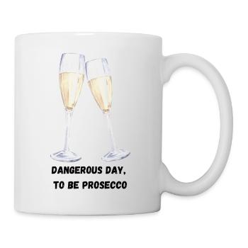 Prosecco Gläser - Tasse - Weiß - Rechts