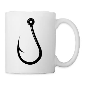 Fish hook - Mug - white - Right