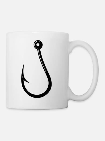 Angelhaken - Tasse - Weiß