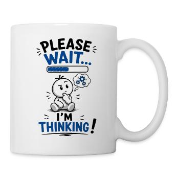 Wait... Loading reflection - Mug - white - Right