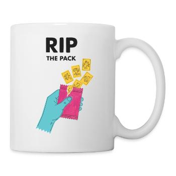 Déchirer le pack de cartes à collectionner Rip The Pack Booster Pack - Mug blanc - blanc - Droite