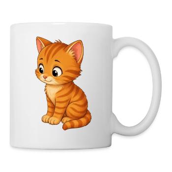 Tigre chaton - Mug blanc - blanc - Droite