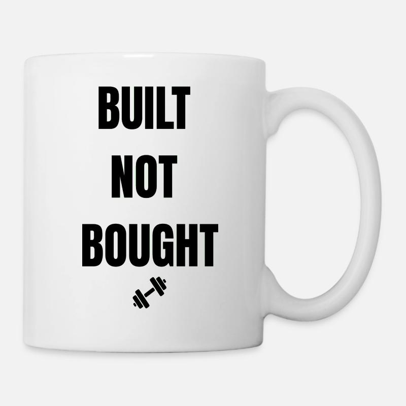 Construit pas acheté - Mug blanc - blanc
