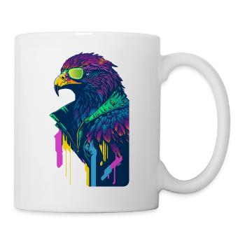 Neonadler - Tasse - Weiß - Rechts