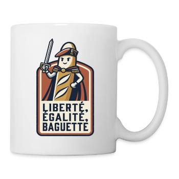 La baguette patriote 🇫🇷 - Mug blanc - blanc - Droite