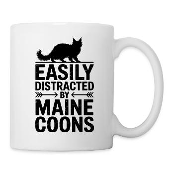 Maine Coon Dictons, blague sur chat, cadeau Maine Coon - Mug blanc - blanc - Droite