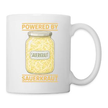 Sauerkraut Gerichte Sauerkohl Geschenke - Tasse - Weiß - Rechts