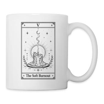 Gentle Burnout | Tarot Card - Mug - white - Right