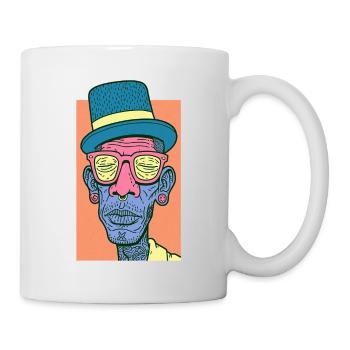 Hip Hop Face #7 - Tasse - Weiß - Rechts