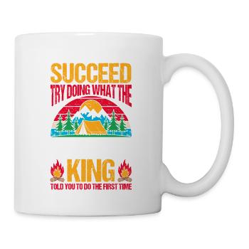 Camping Bonfire Camp Life Forest Camper - Mug - white - Right
