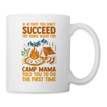 Camping Mom Mother Life Forest Camper - Mug - white - Right