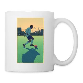 Joueur de football #5 - Mug blanc - blanc - Droite