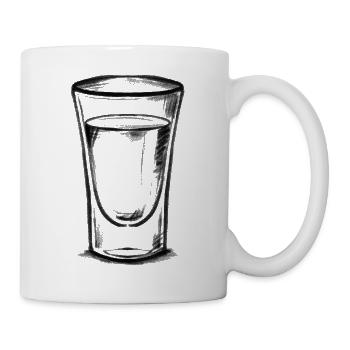 Snapping Glass - Illustration - Mug - white - Right