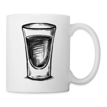 Snapping Glass - Illustration - Mug - white - Right