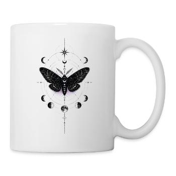 Moonlit Moth in Celestial Ring - Mug - white - Right