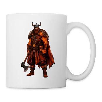 Wikinger Krieger - Tasse - Weiß - Rechts