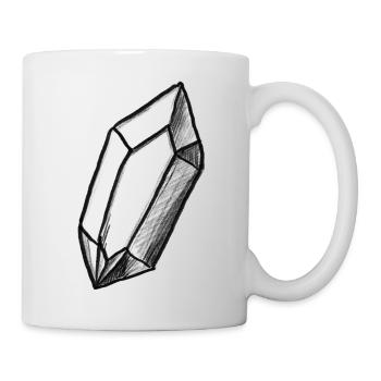 Crystal Yoga Meditation Esotericism - Illustration - Mug - white - Right