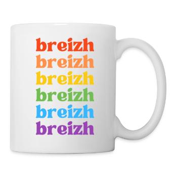 Breizh Breizh Breizh Breizh Breizh Breizh T-Shi... - Mug blanc - blanc - Droite