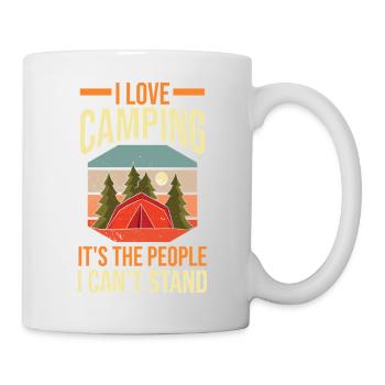 Camping Bonfire Camp Life Forest Camper - Tasse - Weiß - Rechts