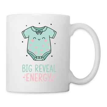 Gender Reveal Big Reveal Energy Pregnancy - Mug - white - Right